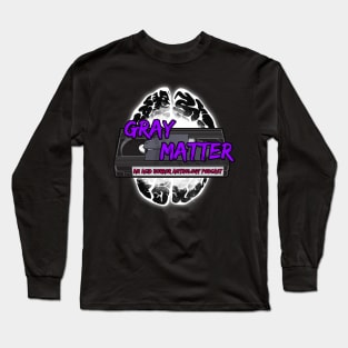 Gray Matter Logo - No Background Long Sleeve T-Shirt